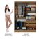 Guarda-roupa Solteiro Luke 2 Portas com Espelho Rustic