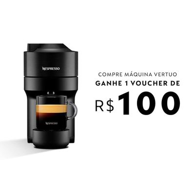 Máquina Para Café Vertuo Pop 127v Nespresso Preta
