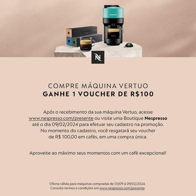 Máquina Para Café Vertuo Pop 127v Nespresso Preta