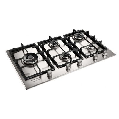 Cooktop A Gás Gourmand 5Q Inox 90Cm Brastemp 220V