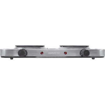 Fogão Elétrico De Mesa 2 Pratos 2000w 127v Fm-01 Agratto