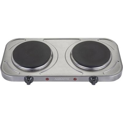 Fogão Elétrico De Mesa 2 Pratos 2000w 127v Fm-01 Agratto