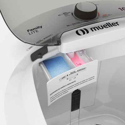 Lavadora Semiautomática Mueller Family Lite 10kg 127v Branco
