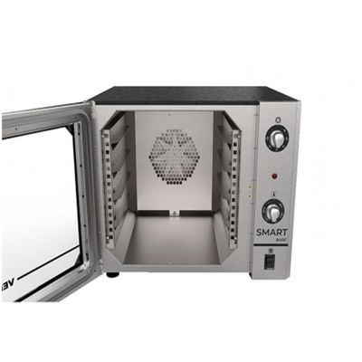 Forno Convector Smart Elétrico Preto E Painel Inox Fcsb4e Prin 220v - Met. Venâncio 220V