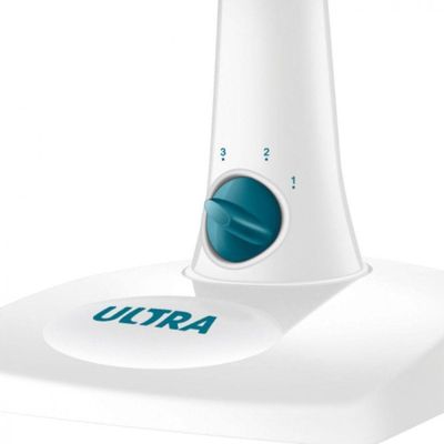 Ventilador De Mesa Ultra V-30-6p 30cm 6 Pás 3 Velocidades 50w Branco Com Azul 127 V