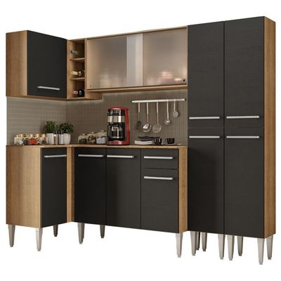 Cozinha Completa de Canto Emilly Madesa