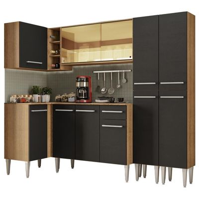 Cozinha Completa de Canto Emilly Line Madesa