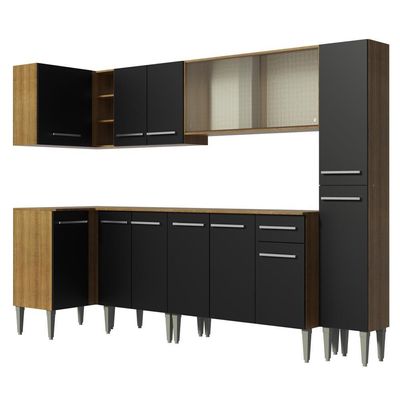 Cozinha Completa de Canto Emilly Space Madesa