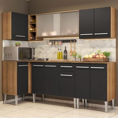 Cozinha Completa de Canto Emilly Point Madesa