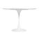 Mesa Saarinen Redonda Espírito Santo 107cm - Base Branca