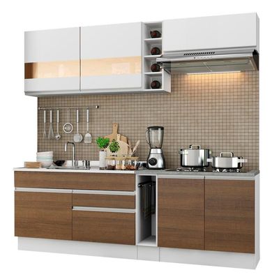Cozinha Completa Parma Armário+Balcão Madesa