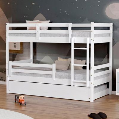 Treliche Infantil Eco  Madeira Maciça Branco