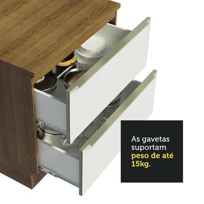 Cozinha Completa Madesa Lux 320004 Com Armário E Balcão