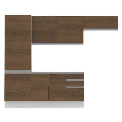Cozinha Acordes Glamy Rustic MDF Armário Balcão Madesa
