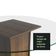 Conj. Mesa Tampo De Vidro 4 Cadeiras Rustic/Crema/bege