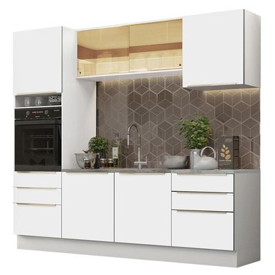 Cozinha Completa Madesa Lux 240002 Com Armário E Balcão
