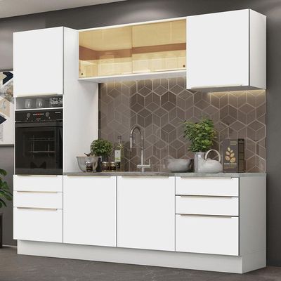 Cozinha Completa Madesa Lux 240002 Com Armário E Balcão