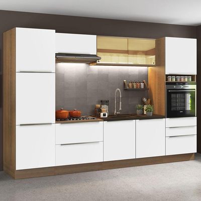 Cozinha Completa Madesa Lux Com Armário E Balcão
