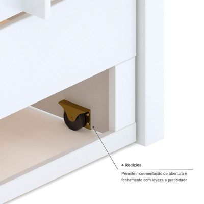 Treliche Casal Casal Slim Madeira Maciça Branco Housin