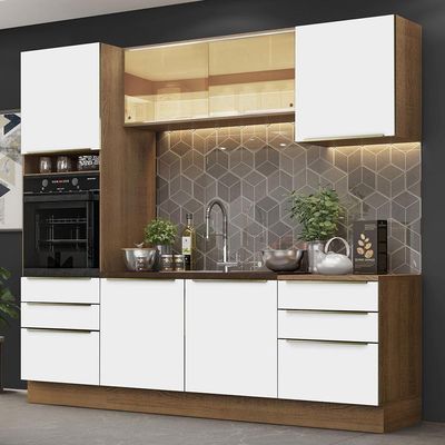 Cozinha Completa Madesa Lux 240002 Com Armário E Balcão