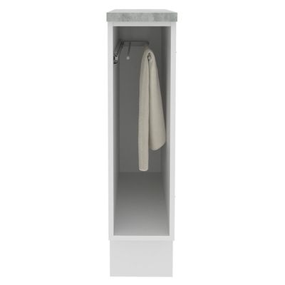 Balcão Porta Pano Glamy Branco Madesa