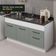 Cozinha Compacta 150002 Com Armário E Balcão Branco/Cinza