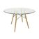 Conjunto Mesa Eames 90cm + 4 Cadeiras Cinza