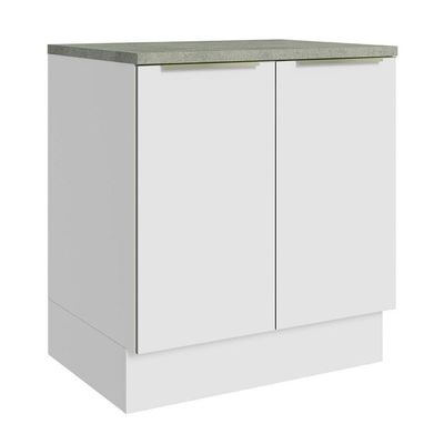 Balcão Madesa 70 Cm 2 Portas - Veludo Com Tampo Veludo