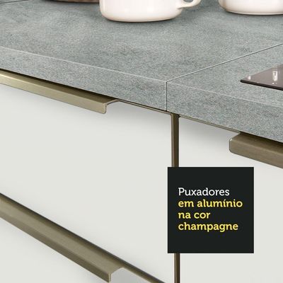 Balcão Madesa 70 Cm 2 Portas - Veludo Com Tampo Veludo