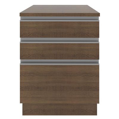 Balcão Glamy 60cm 3 Gavetas Rustic Madesa