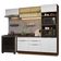 Armário De Cozinha Completa 270cm Rustic/branco Stella Madesa 08 Rustic/branco