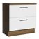 Balcão 80Cm 2GVT Rustic/Branco Agata Madesa Rustic/Branco