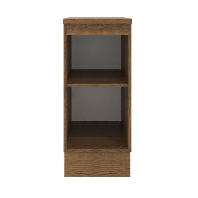 Balcão Agata 35 Cm 1 Porta - Rustic/branco Rustic/branco