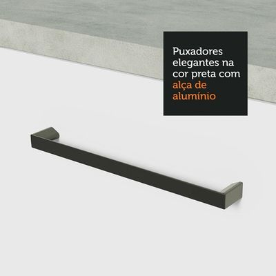 Balcão Madesa Agata 35 Cm 1 Porta - Branco Rustic/branco