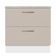 Balcão 80 Cm 2 Gavetas Agata Madesa Branco/crema
