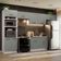 Cozinha Completa 350001 Com Armário E Balcão Branco/Cinza