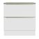 Balcão 80Cm 2GVT Branco/Branco Veludo Lux Madesa Branco