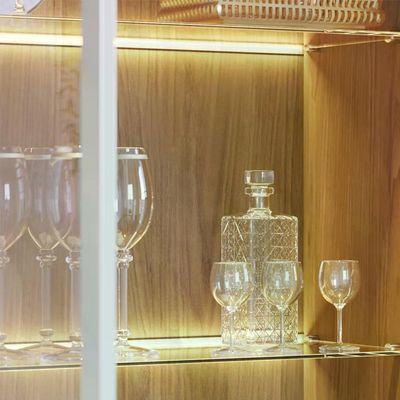 Buffet Vitoria E Cristaleira Off White Freijo Clb Off White