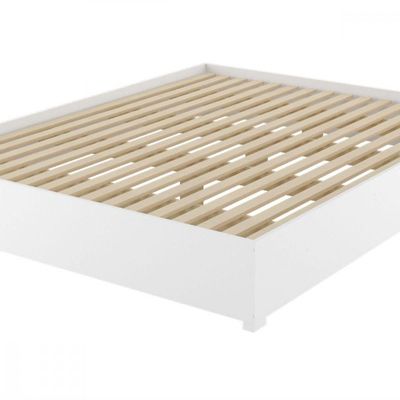 Base Cama Box Queen Imperatriz Com Pés Branco Viero Branco