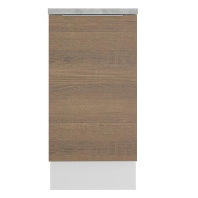 Balcão Stella 1 Porta Branco/rustic Madesa