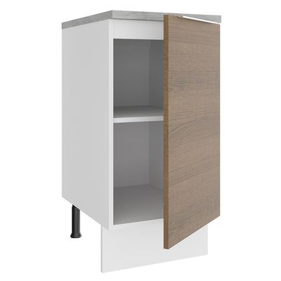 Balcão Stella 1 Porta Branco/rustic Madesa