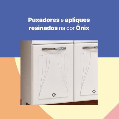 Armário De Cozinha De Aço Kit Triplo Telasul Star New Branco