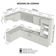 Armário De Cozinha Completa De Canto 499cm Branco/rustic Stella Madesa 02 Branco/rustic