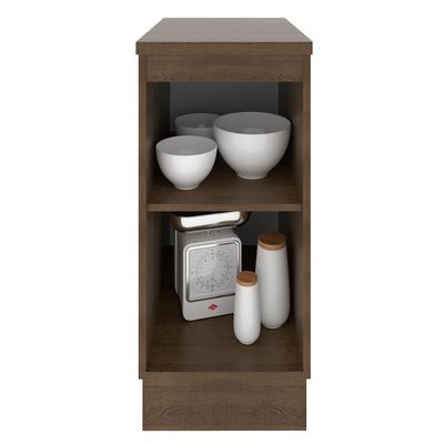 Balcão Stella 1 Porta Rustic/branco Madesa