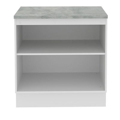 Balcão Stella 2 Portas Branco/rustic Madesa