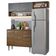 Armário De Cozinha Compacta 165cm Rustic/cinza Emilly Madesa 08 Rustic/cinza