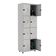 Armário Roupeiro Aço 8 Portas Guarda Volume Ea702 Cinza