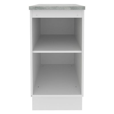 Balcão Stella 1 Porta Branco/rustic Madesa