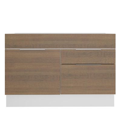 Balcão de Pia Stella 1 Porta 2 Gavetas Branco/rustic Madesa