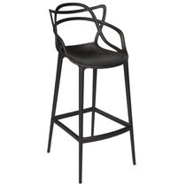 Banqueta Allegra Masters 100% Polipropileno Preta